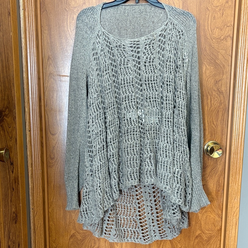 Simply Noelle Taupe Knit Women's Sweater